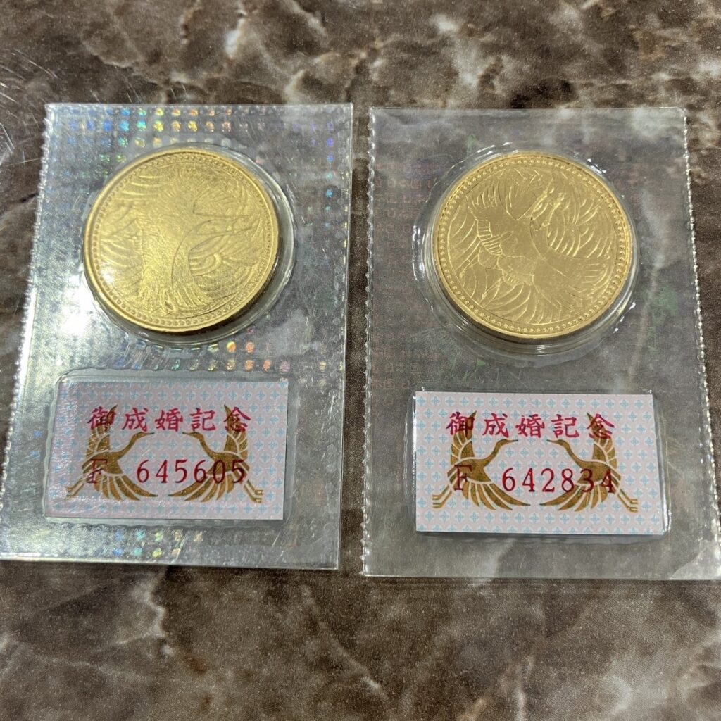 皇太子殿下御成婚記念 （１４－B）阿波コイン 皇太子御成婚五万